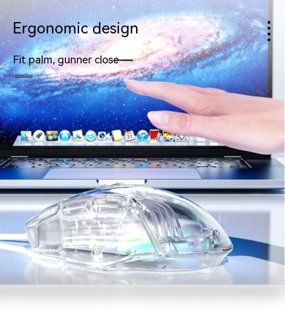 Crystal Transparent Mouse — Mouse Pads, Tarantula