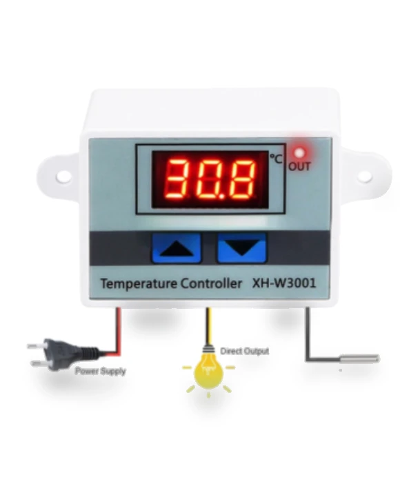 Digital LED Temperature Controller — Home Climate Control