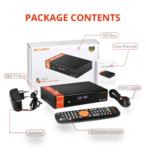 DVB-S/S2/S2X Set Top Box — Television, GTMEDIA
