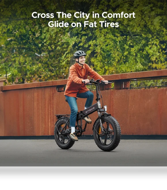 Fat Tire Folding Electric Bike — E-Bikes, ENGWE