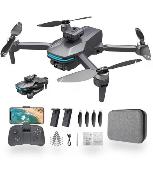 Foldable Drone with 4K Electrically Adjustable Dual Camera — Drones, SUMEAUT