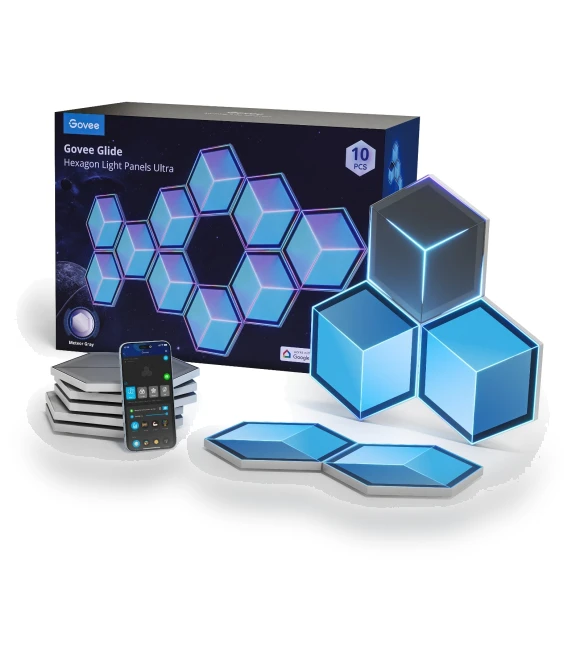 Glide Hexagon Light Panels Ultra — Commercial Lighting Solutions, Govee