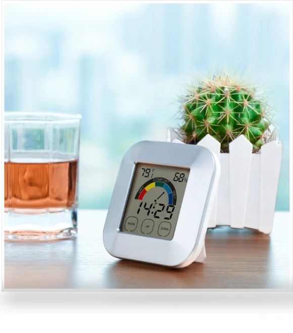 Indoor Thermometer Humidity Monitor — Home Climate Control