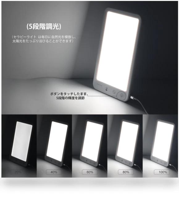 LED Timing Intelligent Dimming SAD Light Therapy Lamp — Light Therapy Solutions, JSK