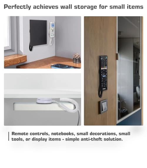 Magnetic Remote Control Holders with Spring Ropes — Cable Organizers, WALLFID