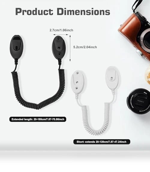 Magnetic Remote Control Holders with Spring Ropes — Cable Organizers, WALLFID