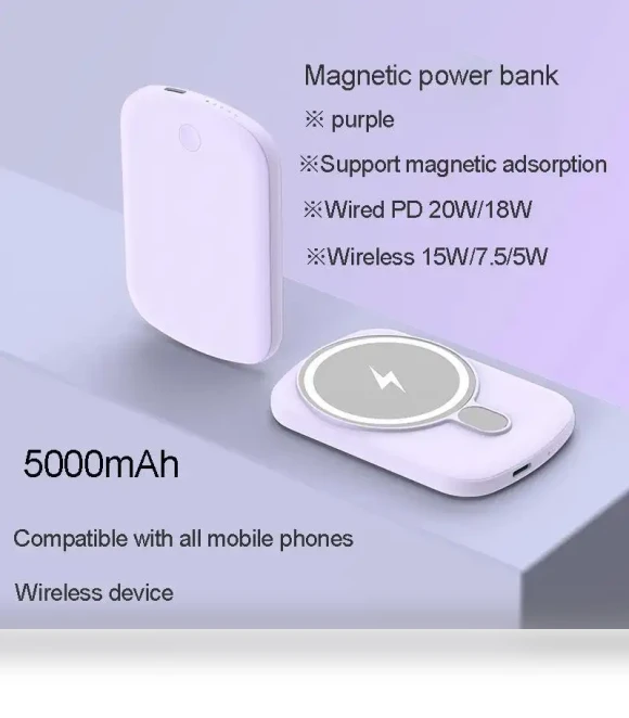 Magsafe Magnetic Wireless Charging Power Bank — Chargers