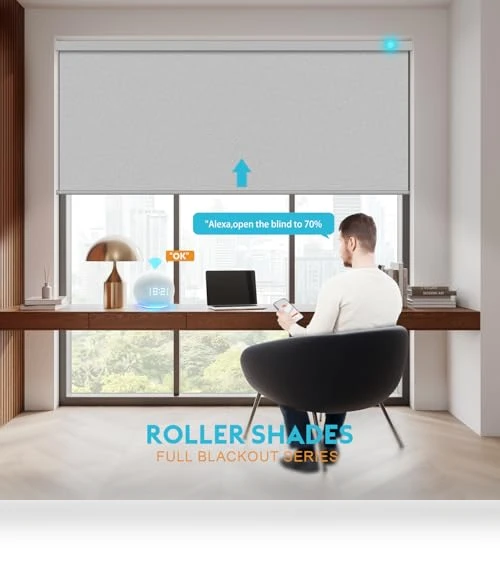 Motorized Blinds with Remote — Honeycomb, Blindify