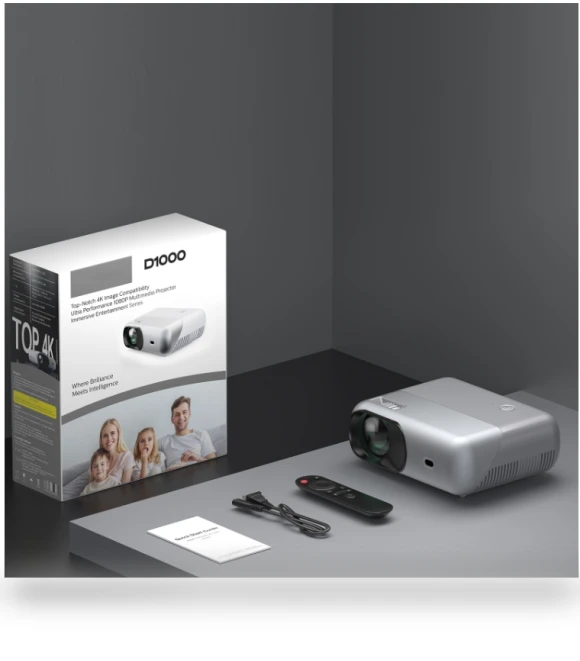 Portable Mini LCD LED Smart Projector — Home Theater Projectors