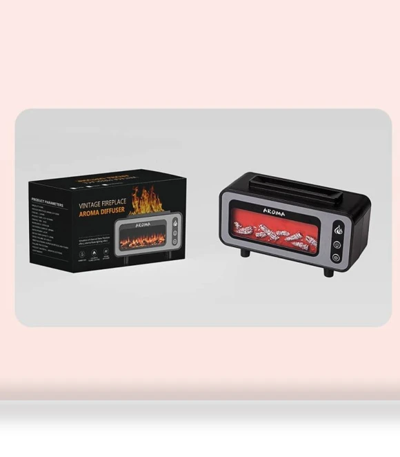 Retro Fireplace Aromatherapy Machine — Air Moisturizers