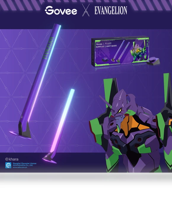 RGBIC Wi-Fi Gaming Light Bars with Smart Controller — Gaming Light Guns, Govee