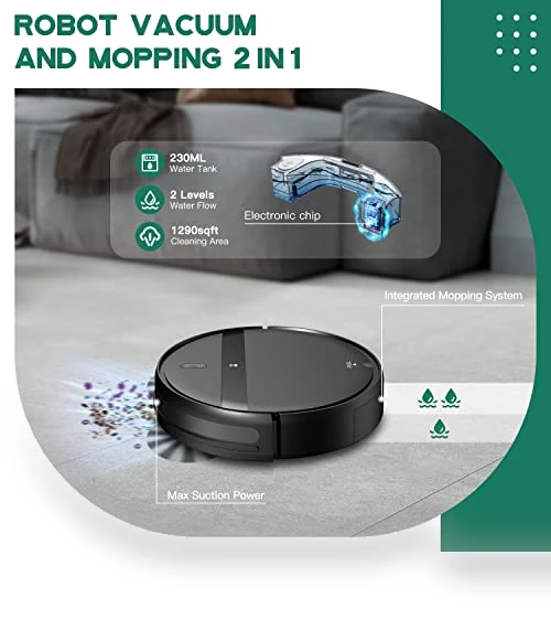 Robot Vacuum and Mop Combo — Smart Cleaning Robots, Kilgone