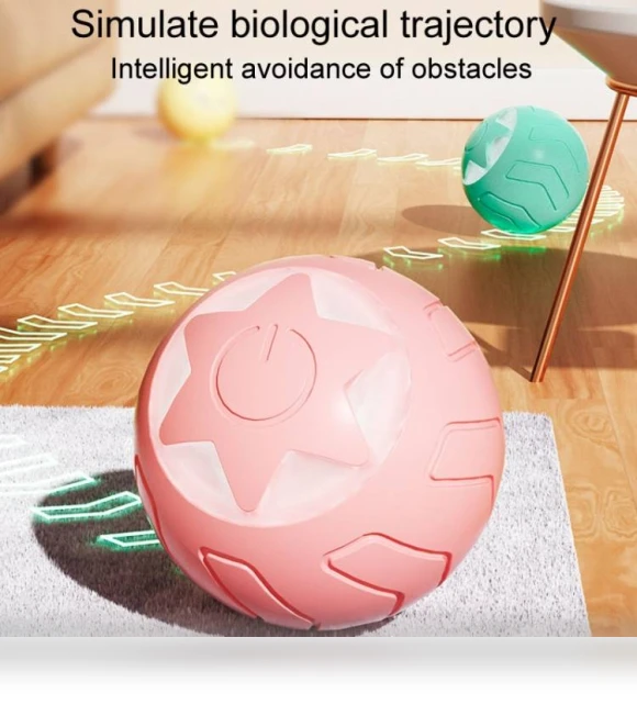 Rolling Ball Cats Motorized Toy Pets Teasing Toys — Cat Playthings