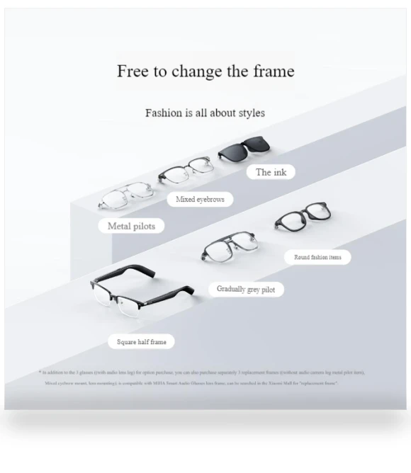 Smart Audio Glasses — Smart Glasses, Mijia