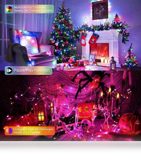 Smart Point Control LED String Lights — String Lights, Tuya