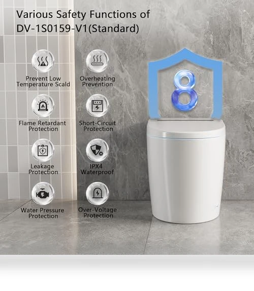 Smart Toilet with Heated Seat and Auto Flush — Bathroom Essentials, Deer Valley