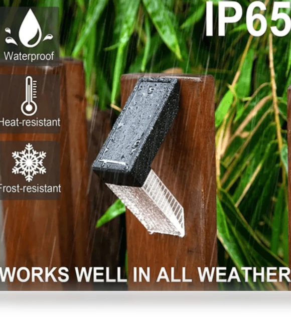 Solar Lights Outdoor Waterproof Induction Stair Step Lights — Garden Illumination