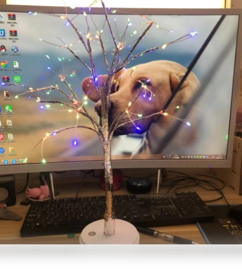 Touch screen LED tree light — Overhead Lighting