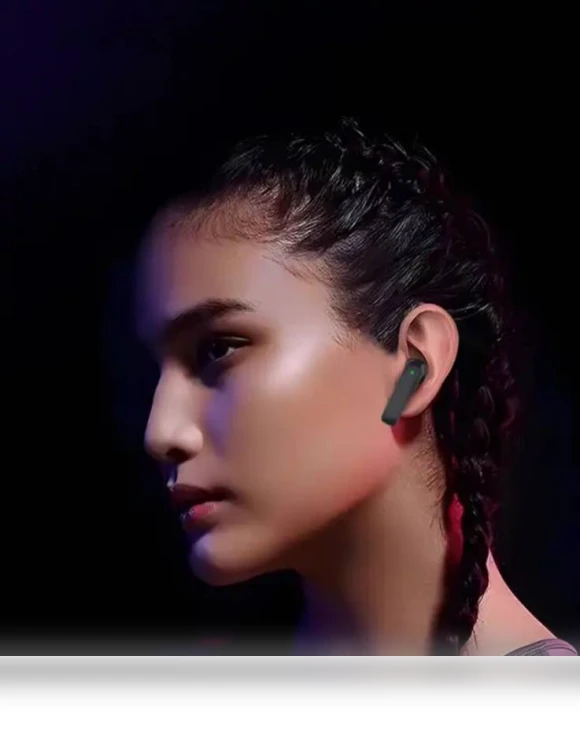 Transparent Cool Wind Wireless In-Ear Bluetooth Headset — Headsets