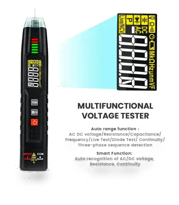 TRUE RMS Smart Pen Multimeter — Electrical Testers, KAIWEETS