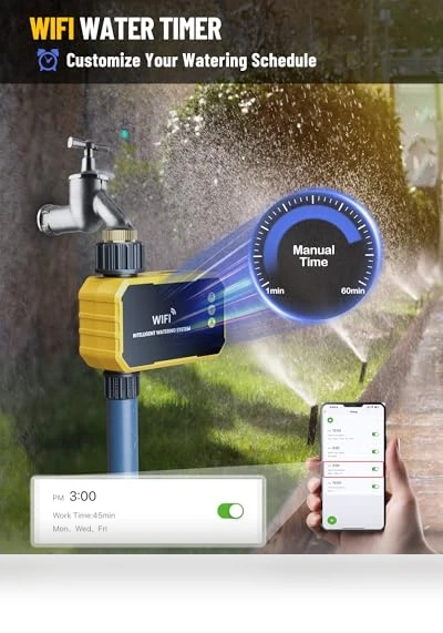 WiFi Water Timer — Automatic Irrigation, Emdoro