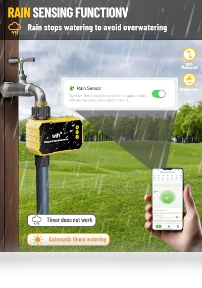 WiFi Water Timer — Automatic Irrigation, Emdoro