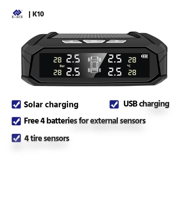 Automotive TPMS System with Automatic Display — TPMS Sensor Replacements, HOME-Auto-001