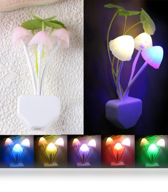 Colorful Touch LED Night Light Wall Lamp — Night Lights, Bilibili