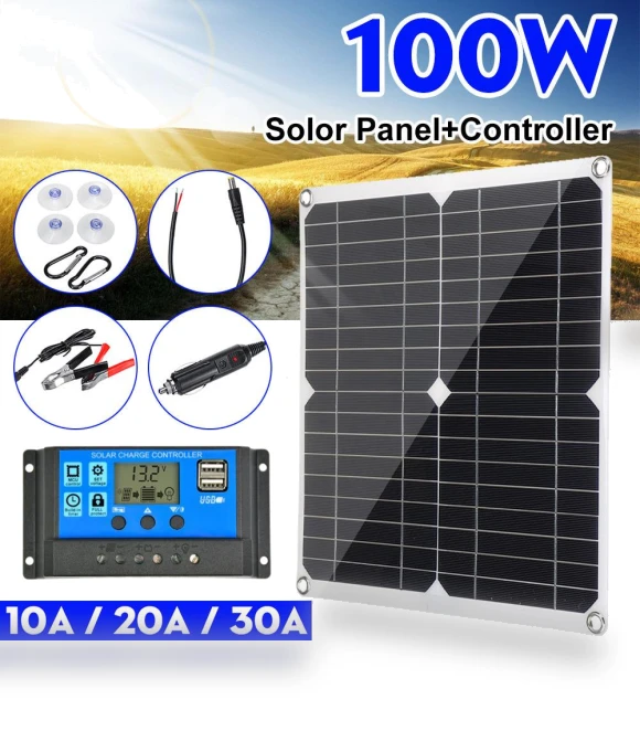 Dual Output USB Solar Panel — Chargers, Keep Health Care