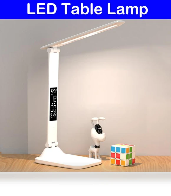 Folding Desk Lamp with Touch Screen — Study & Desk Lighting, Photography