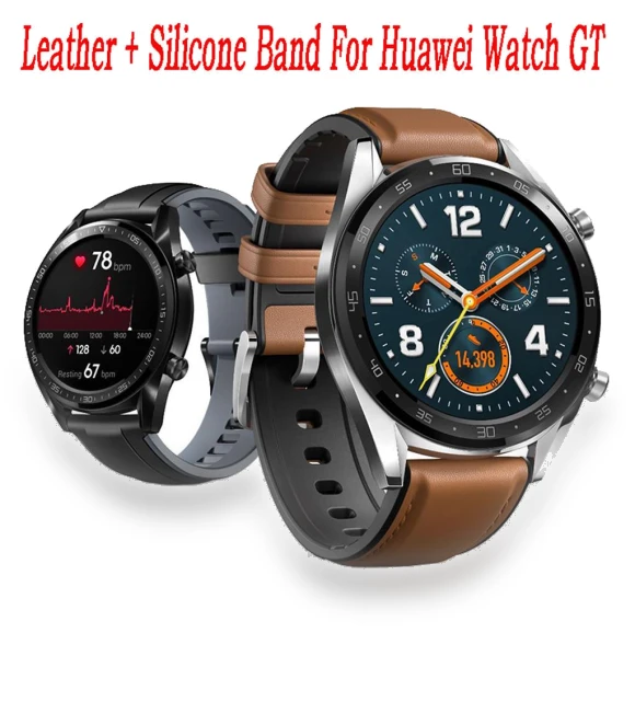 Leather + Silicone Wrist Strap — Smartwatch Straps, Vegetables