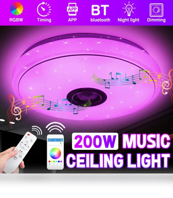 Modern Smart LED Ceiling Light — Overhead Lighting, Pro DIY Tool