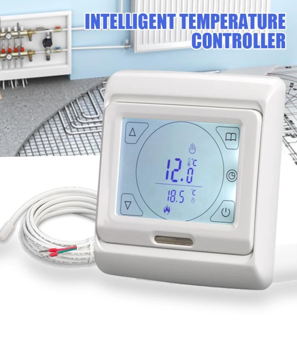 Programmable Touch Screen with Floor Heating — Home Climate Control, Kell-Home