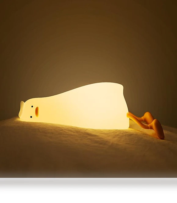 Silicone Night Light in Duck Shape for Kids — Night Lights, Happy World Electronics