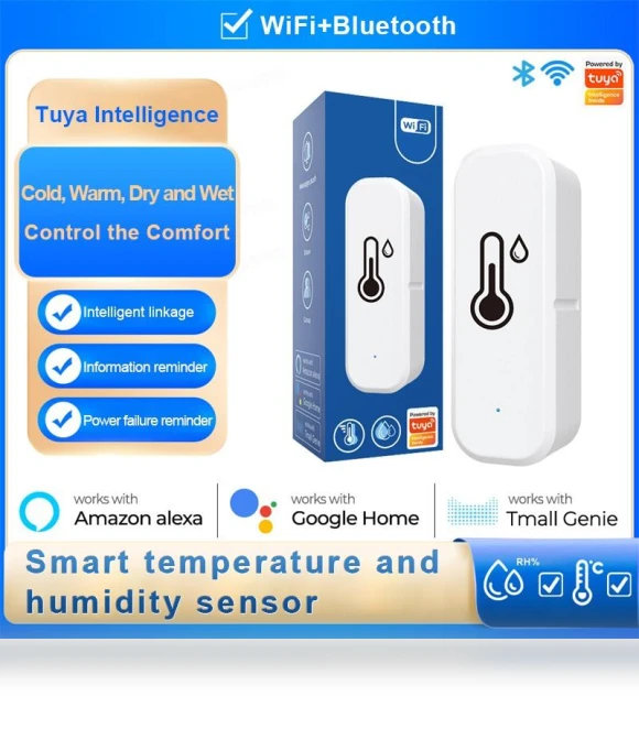 Smart Temperature and Humidity Sensor — Smart Home Modules, Popular House