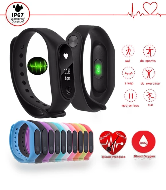 Waterproof Fitness Bracelet — Wearable Accessories, EDC Toy