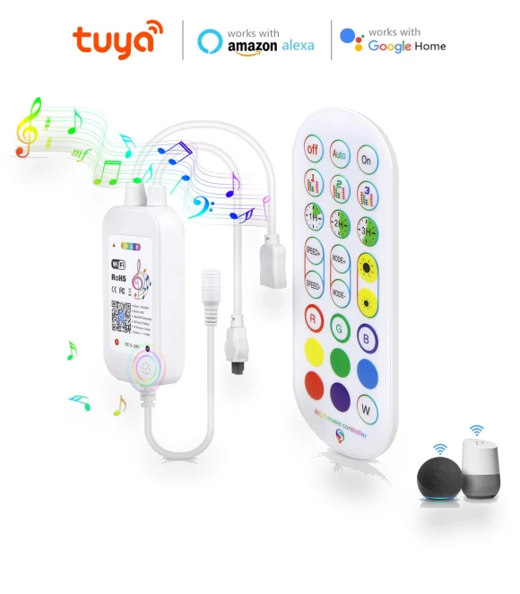 Wi-Fi RGB LED Strip Controller — Smart Home Modules, AIMINGTE Light Accessories