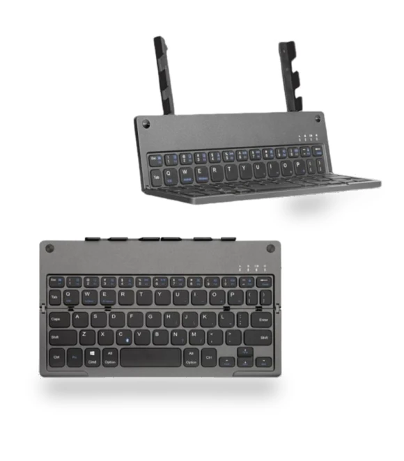Foldable Bluetooth-Compatible Keyboard with Bracket — Keyboards, BABY YOU