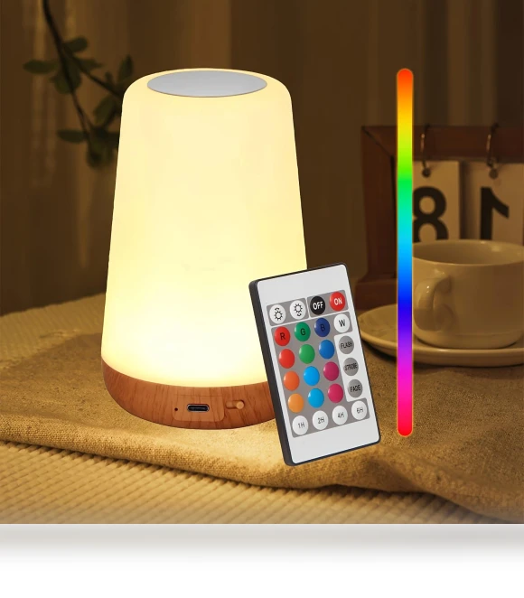 Portable Adjustable Touch Lamp for Bedroom — Night Lights, Tool parts