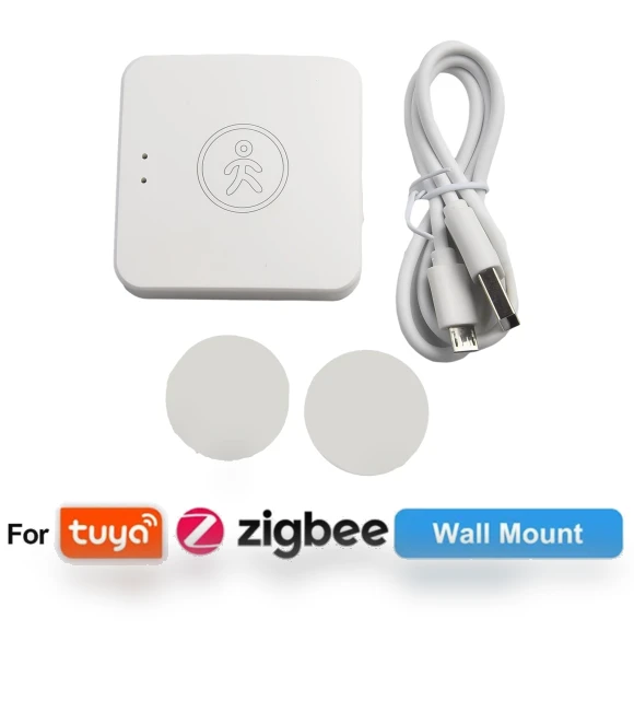 Smart Human Presence Detector — Smart Home Security, White Dream