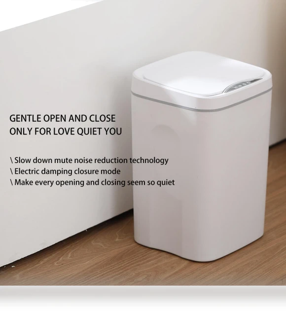Smart Induction Trash Bin — Kitchen Cans, Kitchen Accs