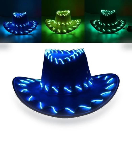 LED Cowboy Hat with Controller — Hats, tianhangyuan