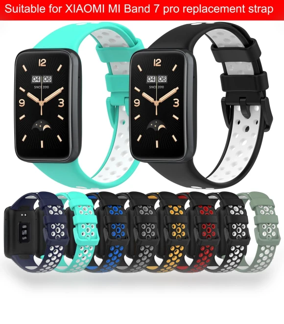 Silicone Strap for Mi Band 7 Pro — Fitness Bands, Vegetables