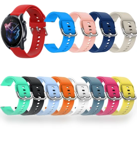 Soft Silicone Waterproof Smart Watch Strap — Bands, caicaichen