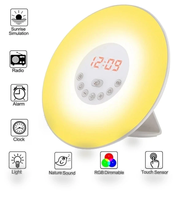 Sunrise Simulation Alarm Clock — Alarms & Clocks, Q-Girl