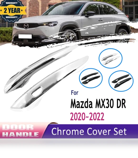 Chrome Smart Door Handle Protectors — Car Door Entry Guard