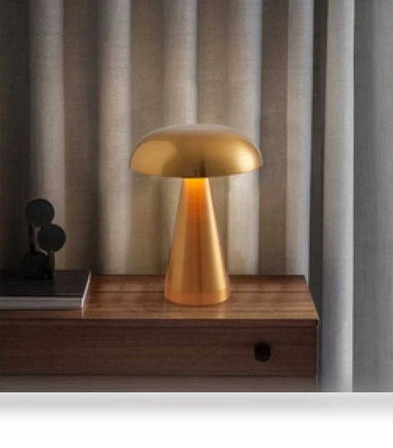 Creative Mushroom Touch Switch Reading Lamp — Book Lights, Zhou Yajin