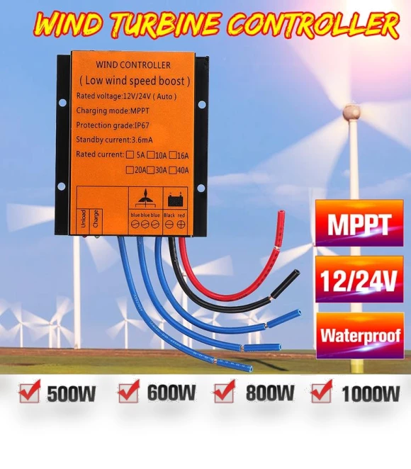 MPPT Wind Turbine Generator with Charge Controller — Power Management, The Romantics