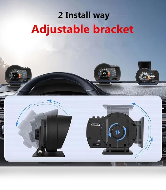 OBD2 Car Head Up Display — Car Essentials, Auto Launcher