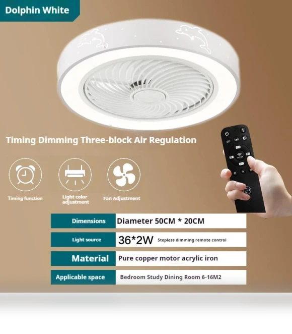 Smart Ceiling Fan with Light — Ceiling Fans, Vinde Home